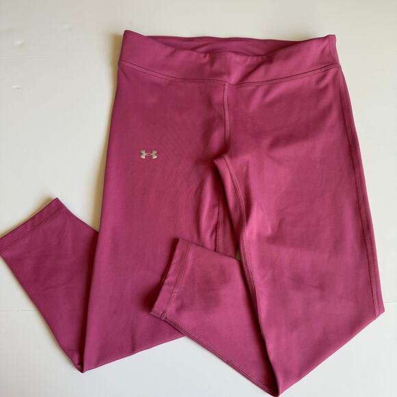Under Armour Youth Pink Leggings Large - Picture 2 of 8